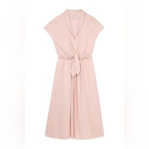Gal Meets Glam Marge Pale Pink Dress with Pockets - Size 6